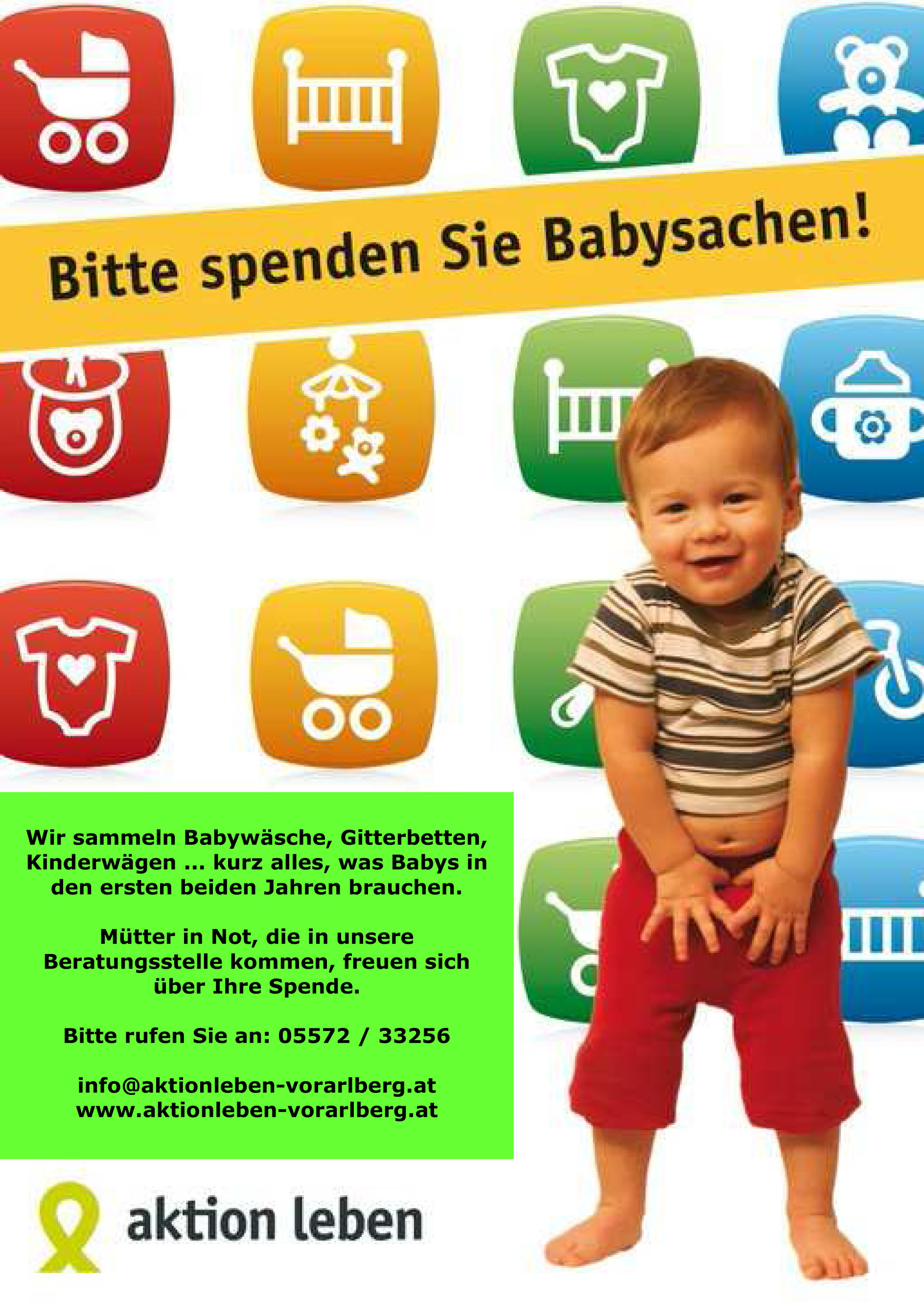 Mütter in Not freuen sich über Ihre Spende